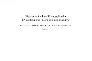 Spanish English picture dictionary